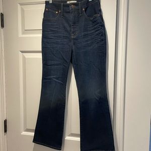 Madewell Curvy Cali Demi Boot NEVER WORN size 27 dark blue (Larkspur Wash) SOFT